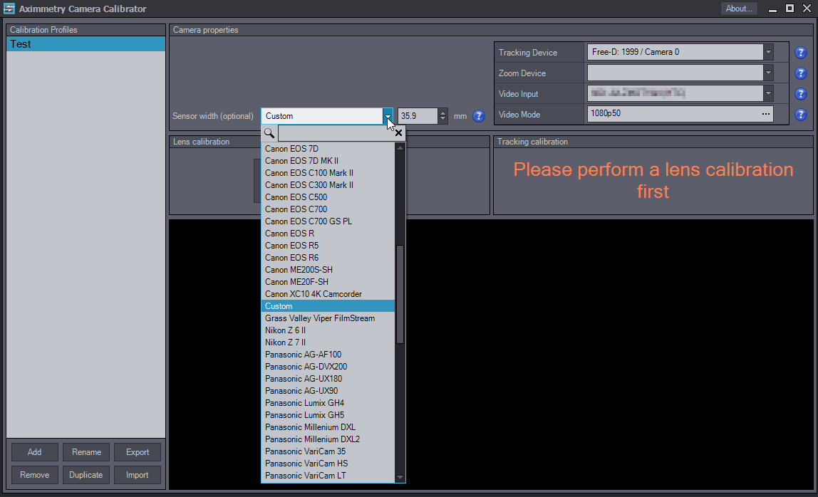 Camera Calibrator